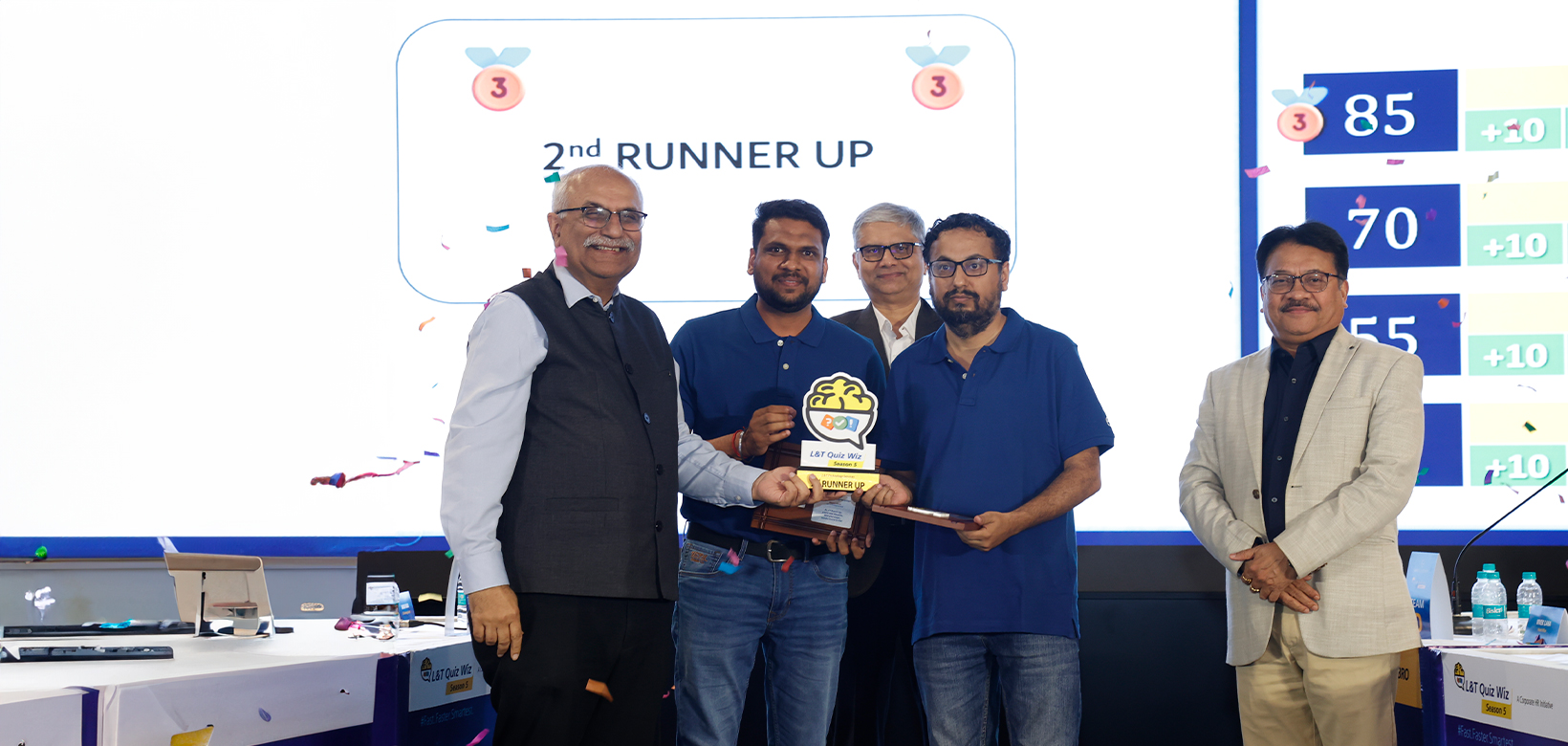 L&T Quiz Wiz Season 5  - 2nd Runner Up
